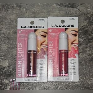 L.A. Colors Blushlighter Liquid Shimmer Blush - Captivating & Cherished BNIB